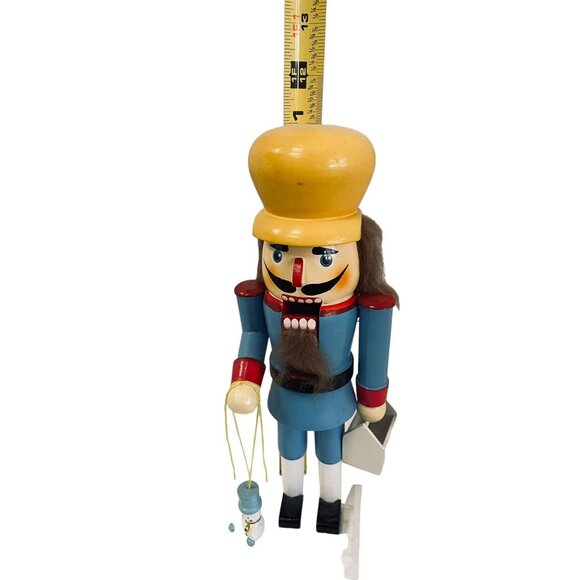 Nutcracker Soldier Christmas Decor Greenbrier Blue Red Yellow 4" x 11" - Picture 9 of 9